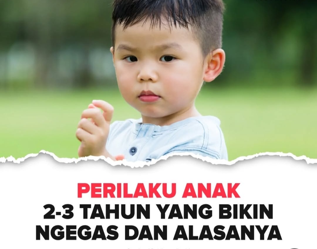 Perkembangan Perilaku Anak 2-3 Tahun yang Bikin Ngegas dan Alasannya