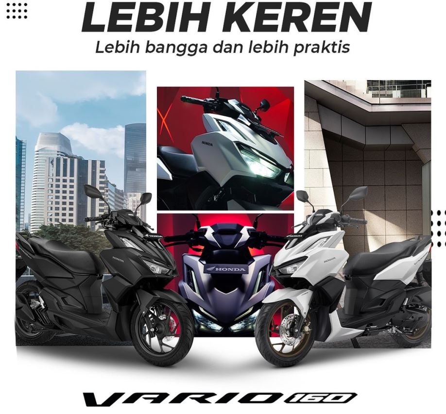 Makin Hemat dan Keren dengan Warna Premium Baru, Ini Dia Honda Vario 160