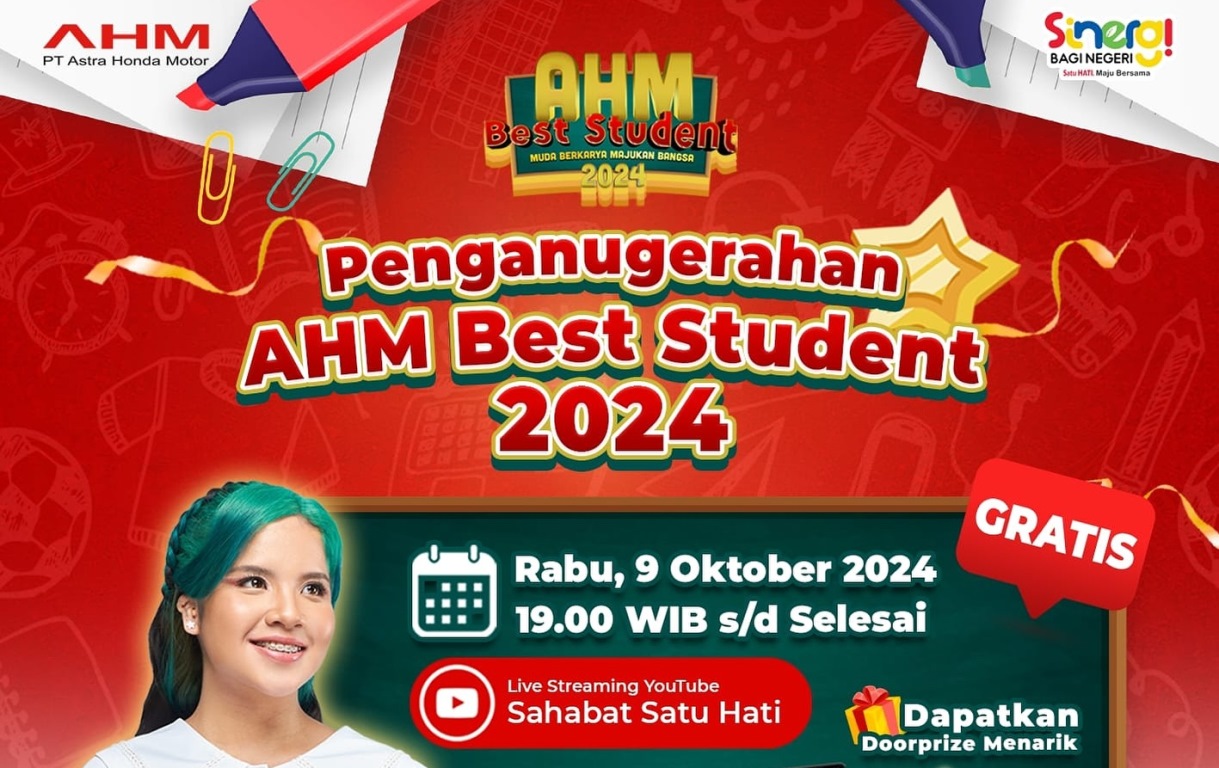 Penganugerahan AHM Best Student 2024: Kesempatan untuk Menyaksikan Generasi Muda Inspiratif