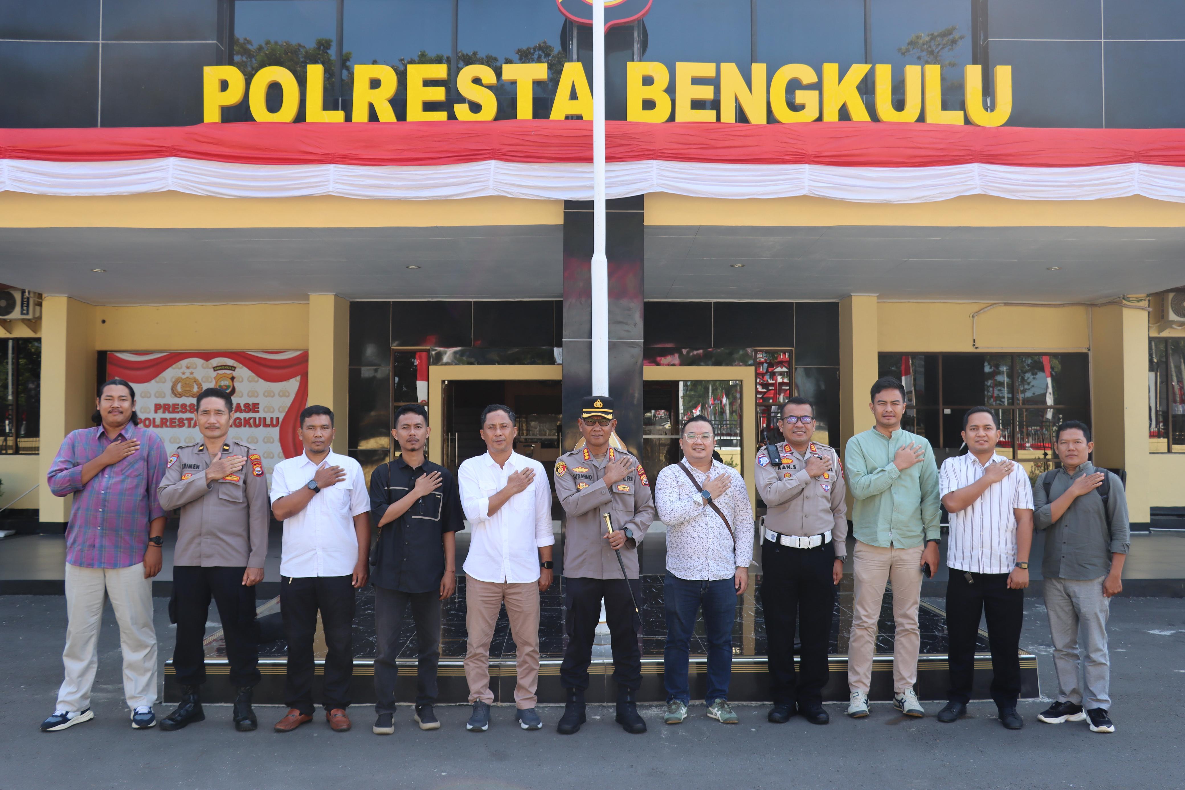 RBMG Jalin Silaturahmi dan Siap Bersinergi Bersama Polresta Bengkulu