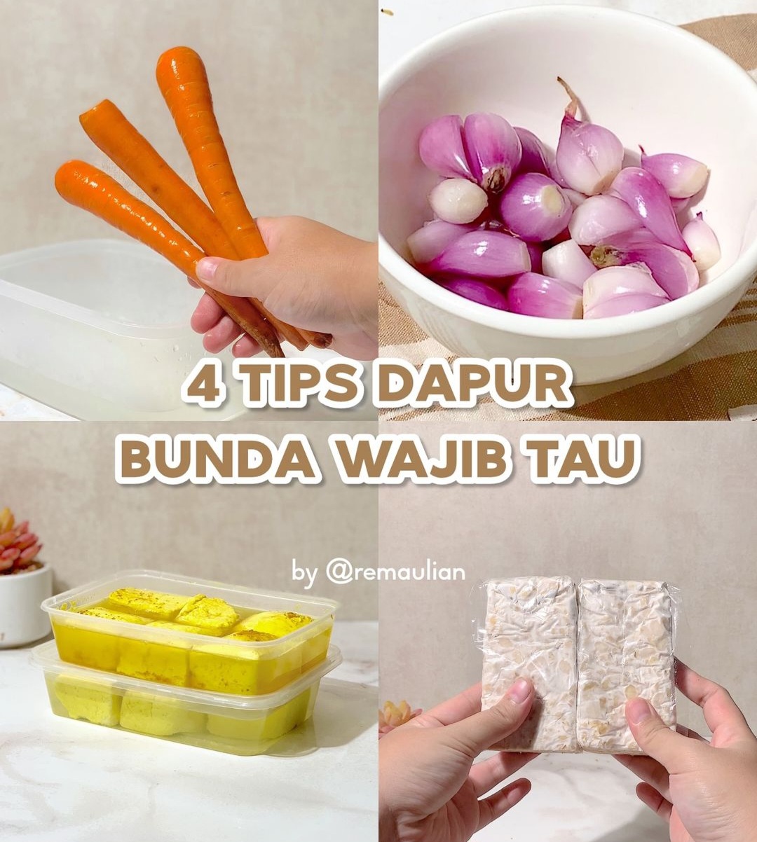 4 Tips Cerdas Agar Bunda Bisa Menyegarkan Sayuran dan Simpan Bahan Dapur Lebih Lama