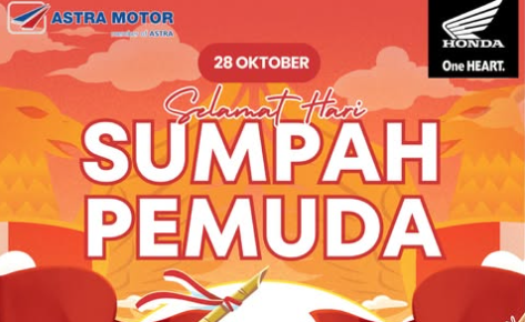 Astra Motor Bengkulu Ajak Generasi Muda Teruskan Semangat Sumpah Pemuda: Bersatu, Bergerak, dan Melaju untuk I