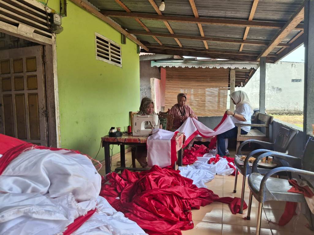 Bendera Merah Putih Raksasa Sepanjang 2,5 Kilometer Siap Membentang di Bengkulu Tengah pada HUT RI ke-80