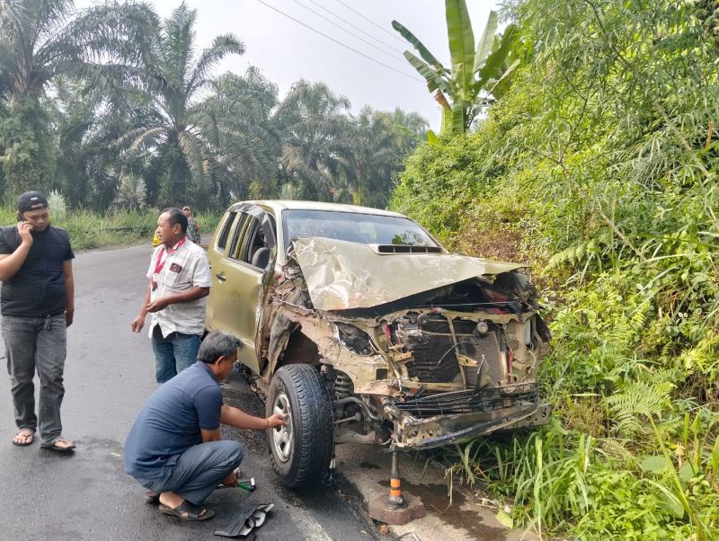 Mobil Dinas Kepala Satpol PP Bengkulu Utara Kecelakaan, Pengemudinya Bukan ASN