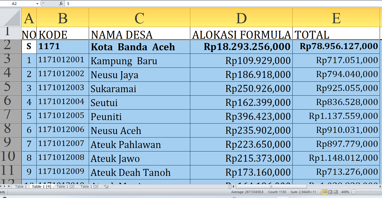 Rezeki Nomplok! Dana Desa Tahun 2025 Mengalir Deras ke Banda Aceh Provinsi Aceh, Simak Rinciannya!