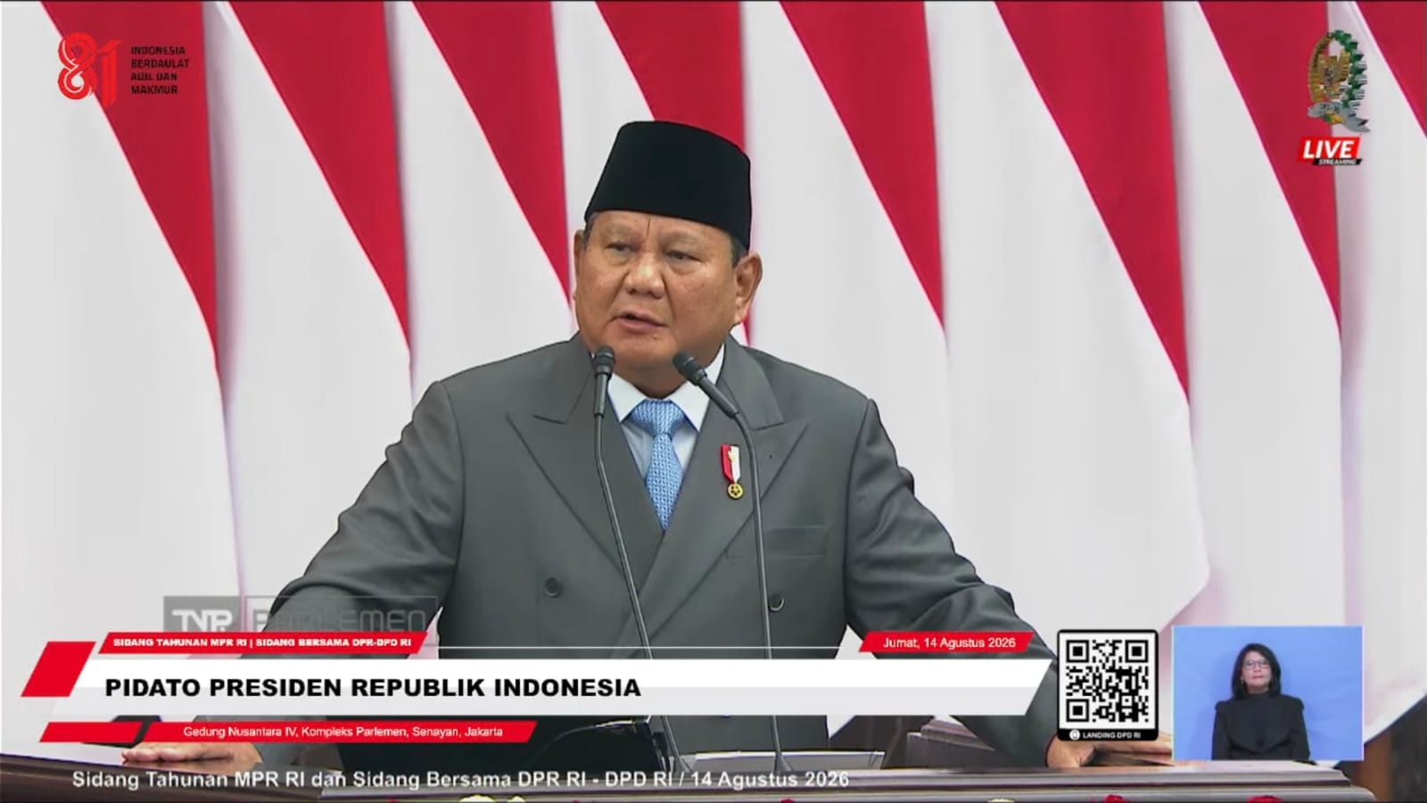 Prabowo Ungkap 121 Kebijakan Transformatif dalam 663 Hari Memimpin Indonesia