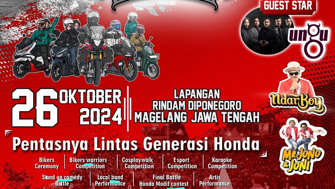 Honda Bikers Day Nasional 2024: Siap Pecahkan Rekor di Magelang