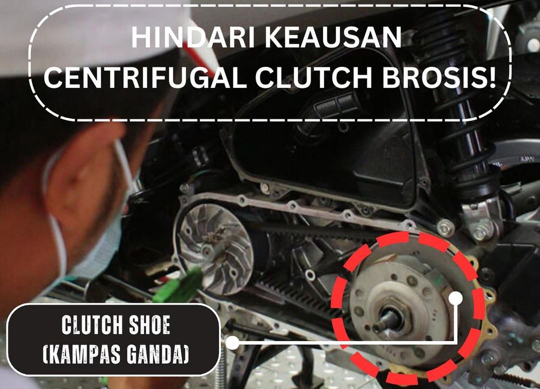 Tips Merawat Centrifugal Clutch Motor Honda, Agar Tidak Sampai Mengalami Keausan