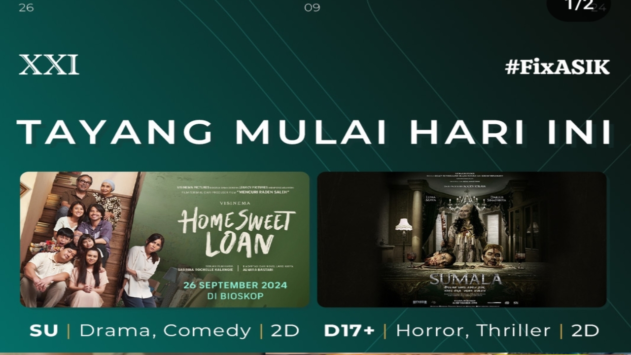 4 Rekomendasi Film Tayang di Kota Bengkulu Hari Ini, Termasuk 'Lembayung'