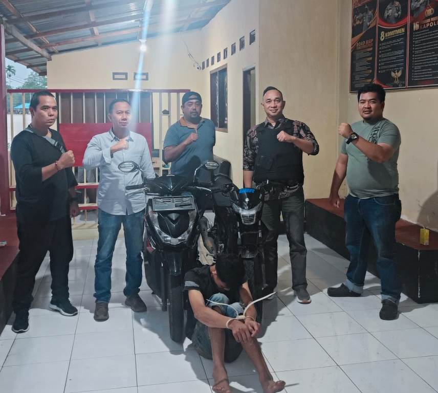 Polisi Kejar Tersangka Curat, Motor Honda Beat Curian Diamankan