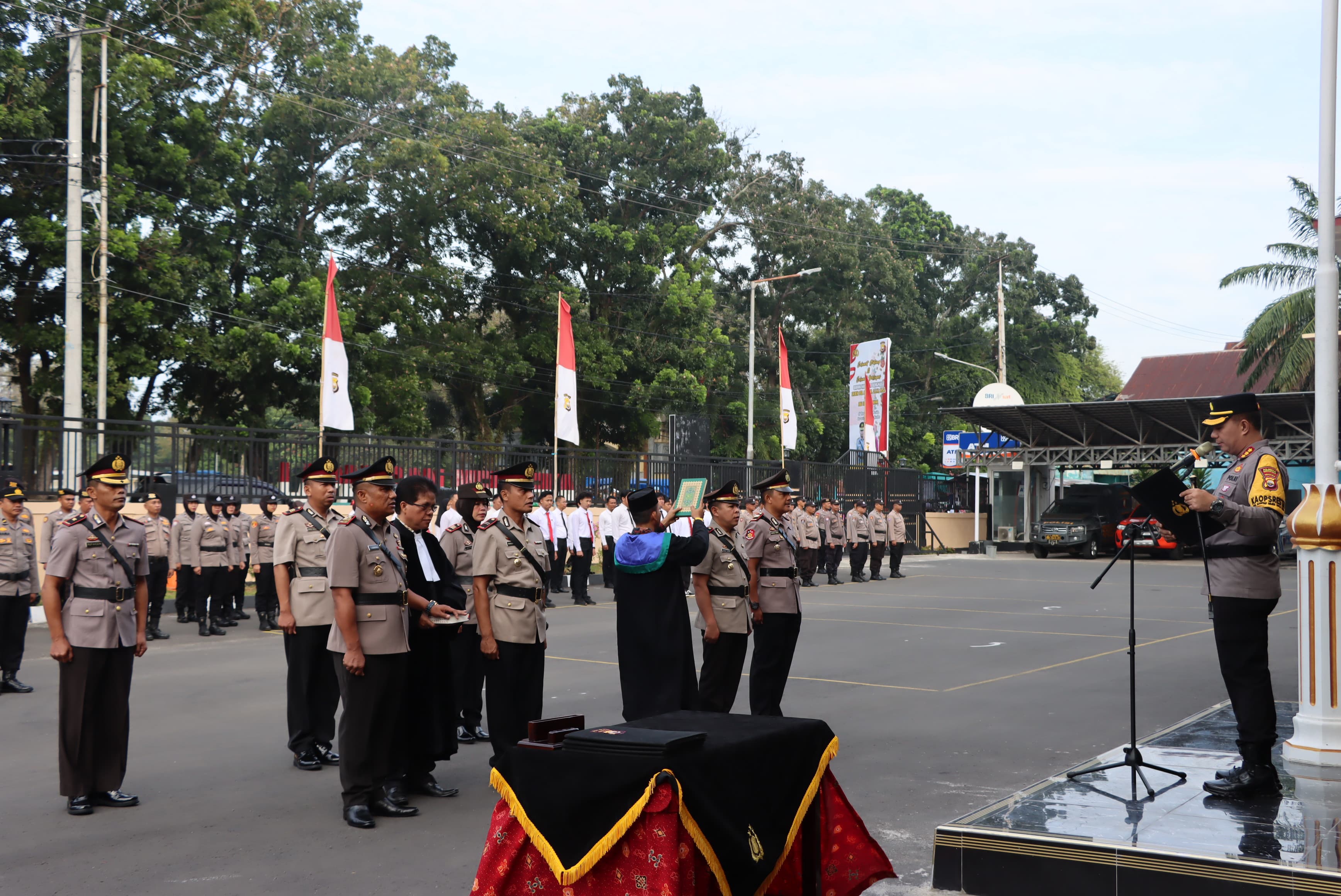 Kapolresta Bengkulu Pimpin Sertijab 2 Kasat dan 2 Kapolsek, Ini Daftarnya