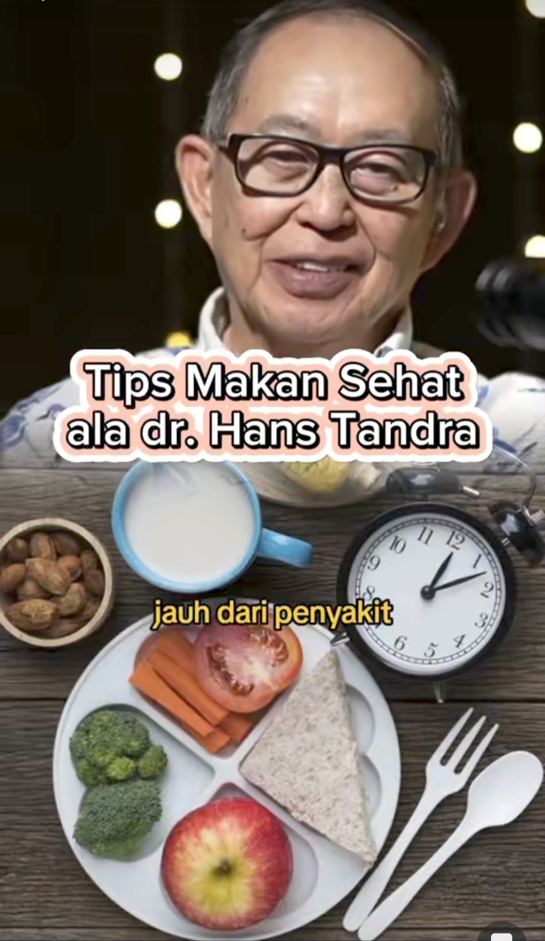 Tips Makan Sehat Ala Dokter Hans Tandra, Ingat 4C