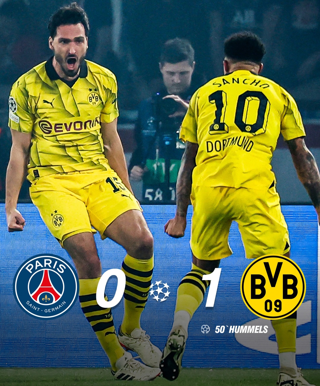 Dortmund Masuk Final Liga Champions, Usai Bantai PSG 1-0