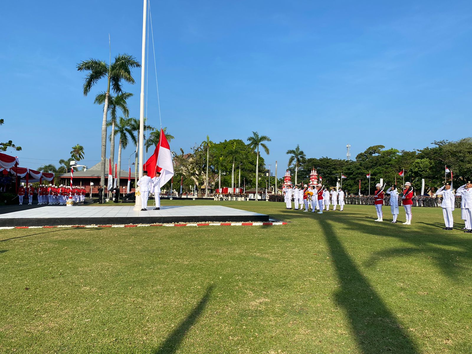 Semangat Gotong Royong, Pesan Helmi Hasan di Upacara HUT RI ke-80 Bengkulu