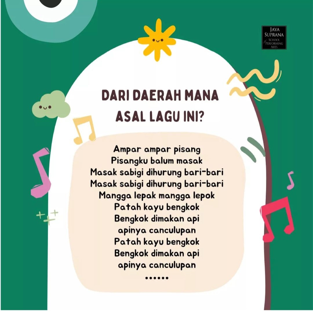 Mengenal Lagu Ampar-Ampar Pisang yang Ternyata Gunakan Bahasa Banjar, Berikut Permainan Tradisionalnya