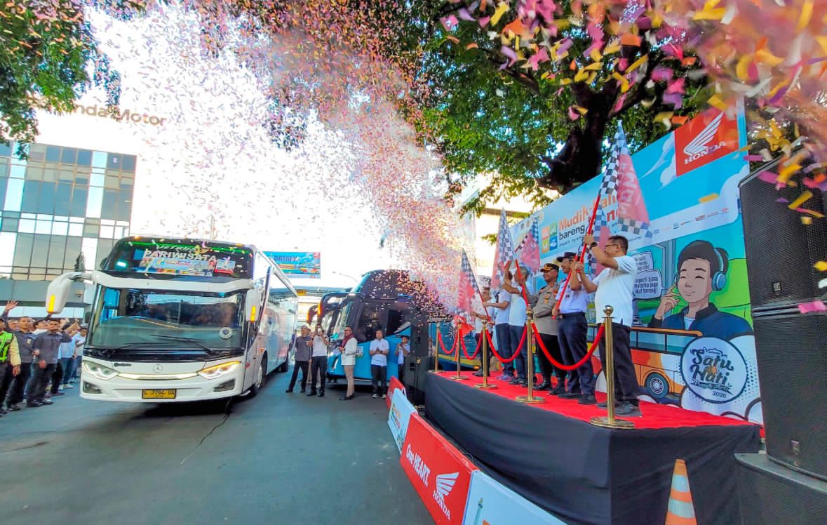 Mudik Nyaman Bersama Honda, Ribuan Konsumen Setia Berangkat Pulang Kampung