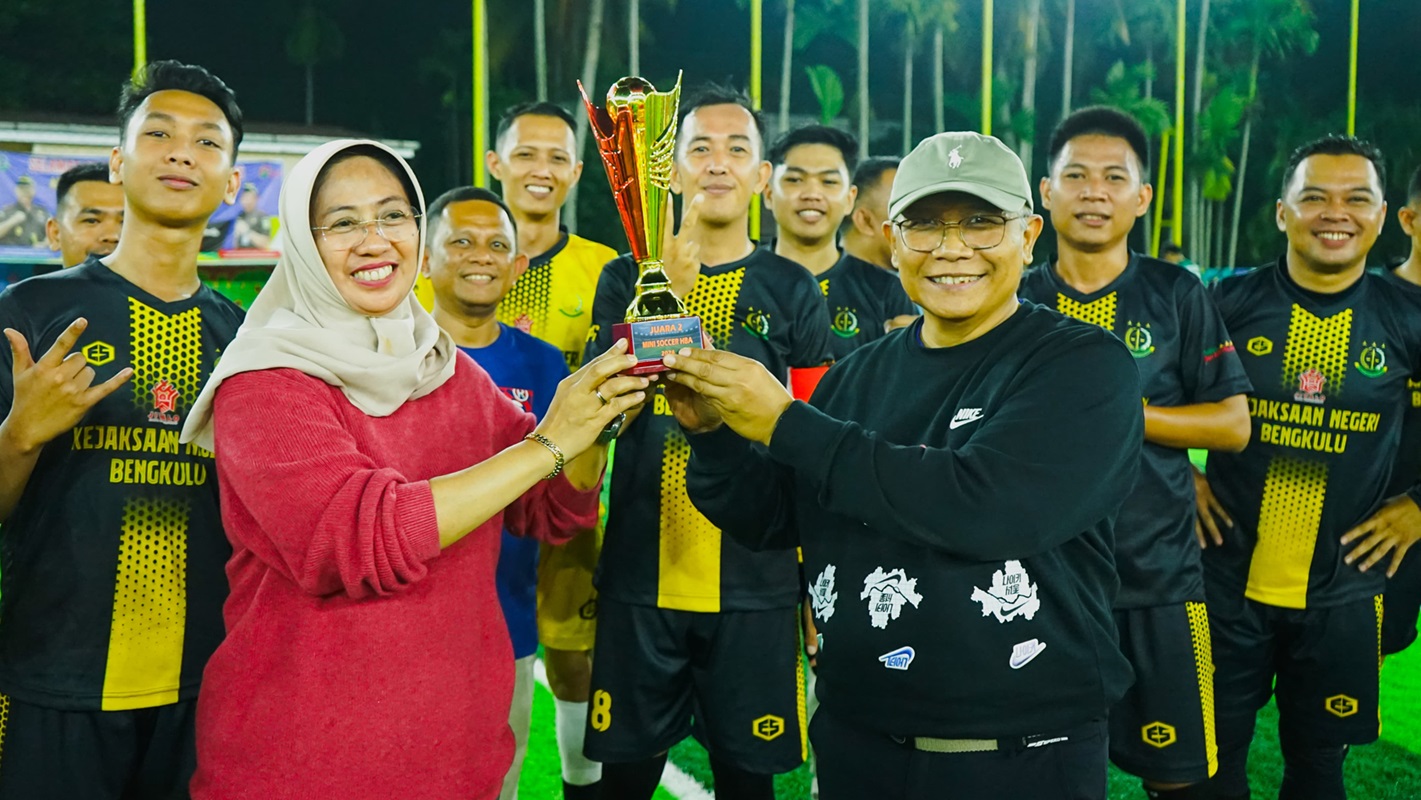 Kampanye Lawan Judi Online, Kajati Bengkulu Gelar Turnamen Mini Soccer