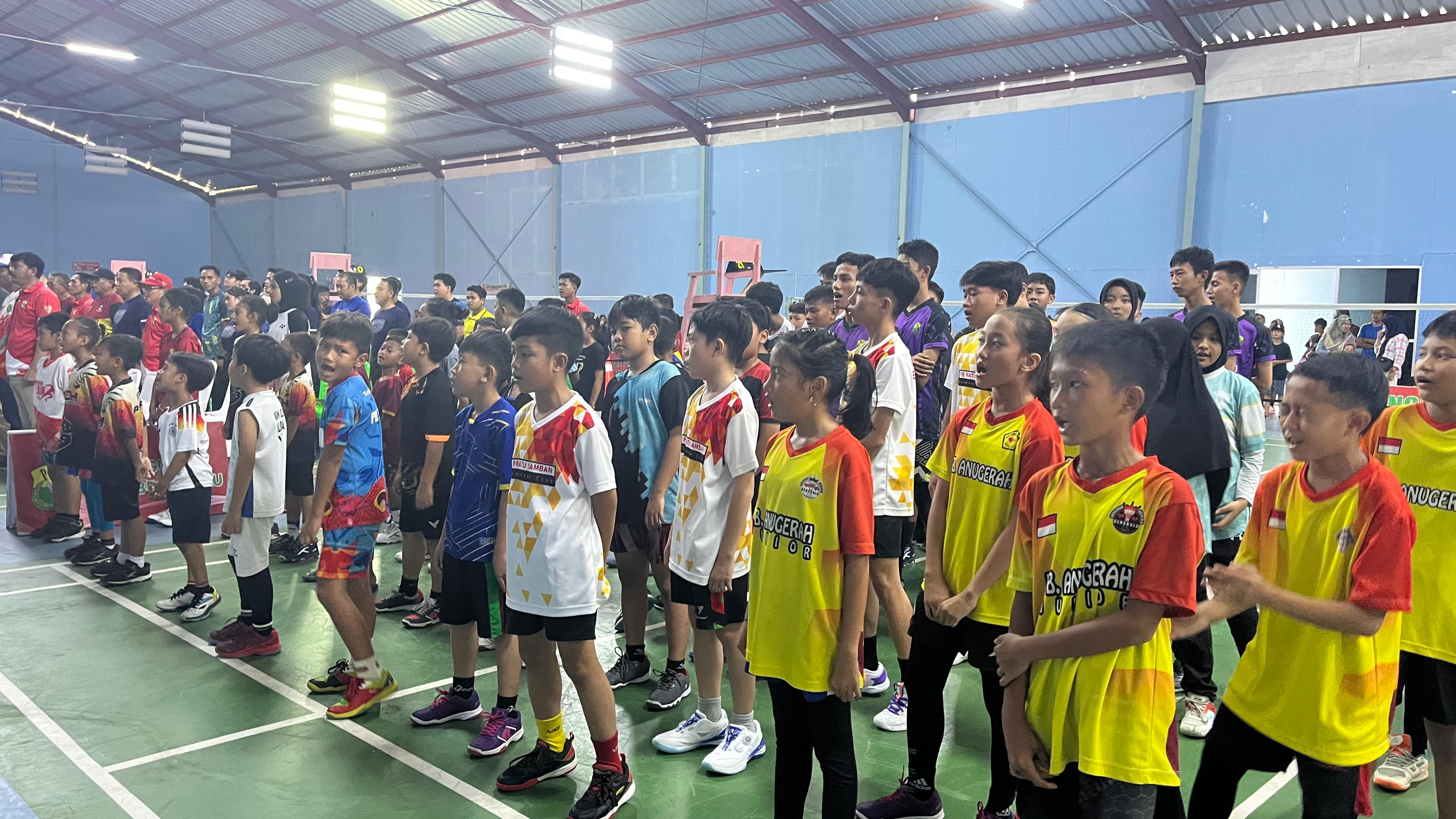 Kejurprov PBSI Bengkulu 2025 Resmi Digelar, 232 Atlet Siap Bertanding