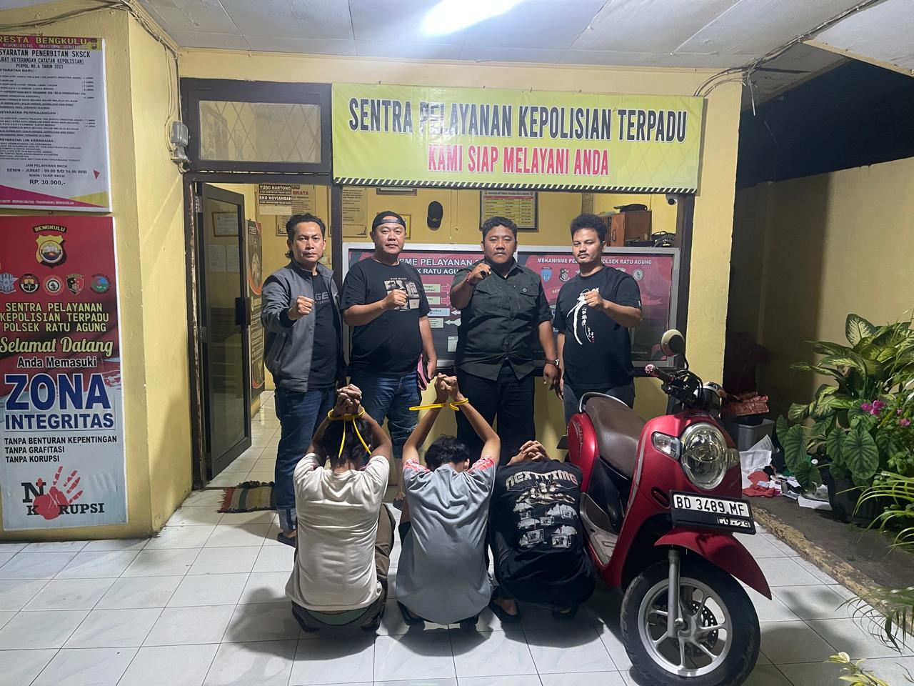 Modus Pinjam Motor Ambil Gaji, Pelaku Penggelapan Ranmor dan Maling iPhone Dibekuk Tim Macan Ratu