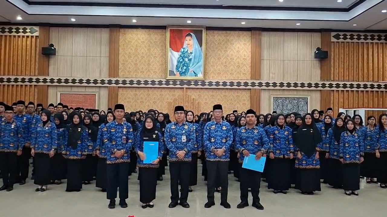 Pemprov Bengkulu Lantik 186 PNS Baru, Tekankan Integritas dan Disiplin