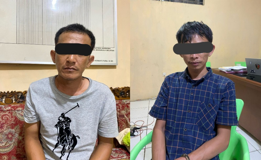 Polres Bengkulu Selatan Tangkap Dua Pemuda Pengedar Sabu, Temukan 7 Paket Barang Bukti