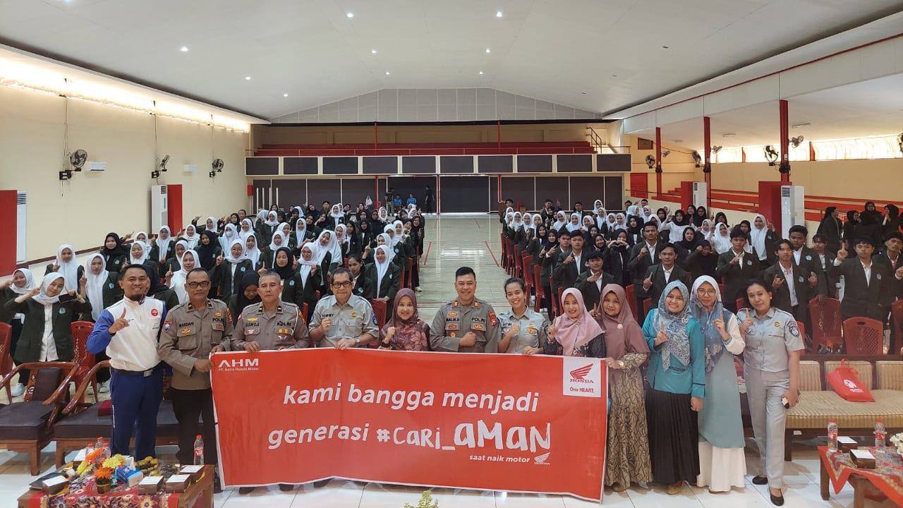 Astra Motor Bengkulu Sukses Gelar Kegiatan #Cari_Aman, Gandeng Polresta dan Jasa Raharja