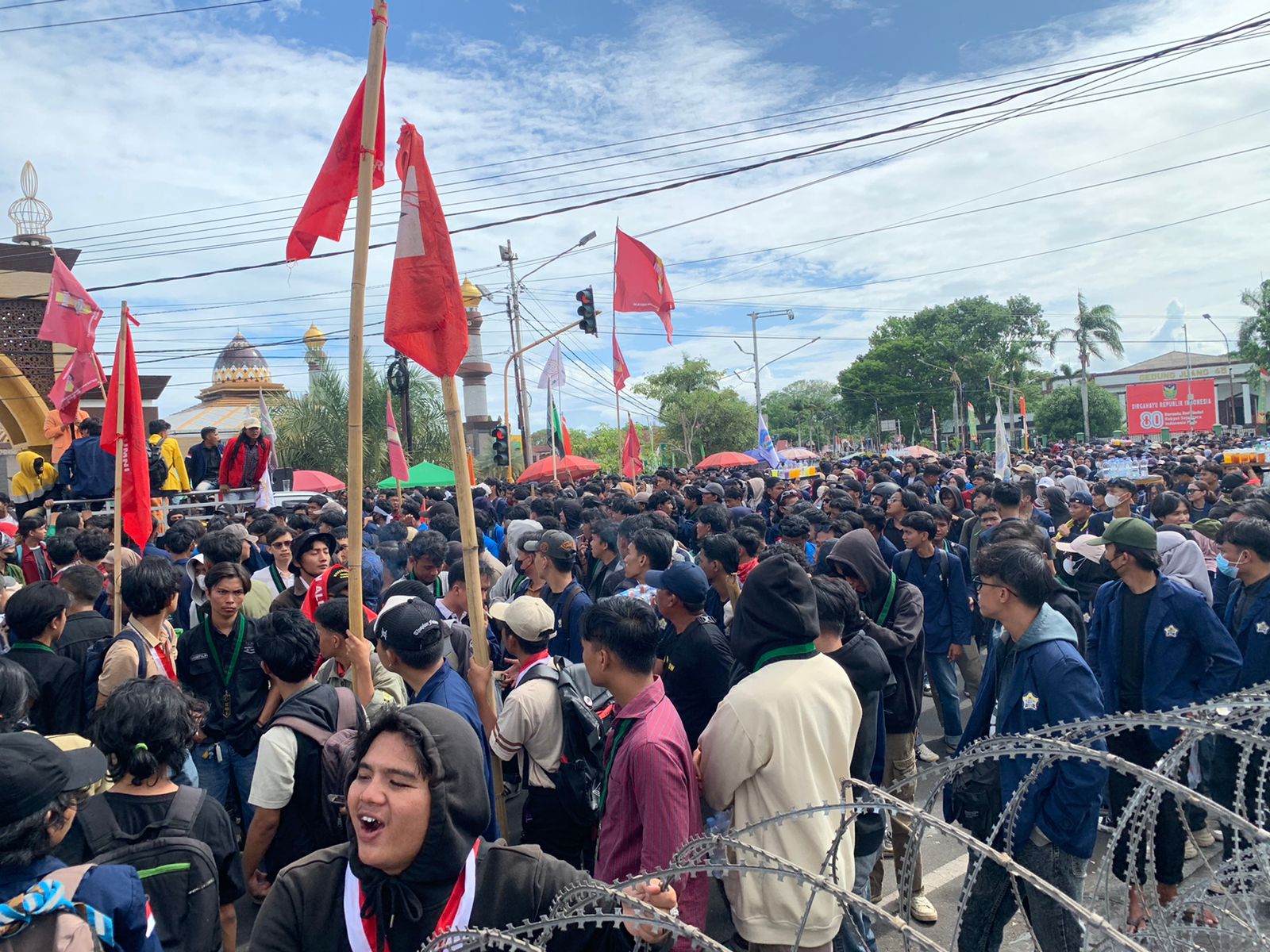 Demo Aksi Indonesia Cemas di DPRD Provinsi Bengkulu Berakhir Ricuh, Ini 6 Point Tuntutan Mahasiswa 