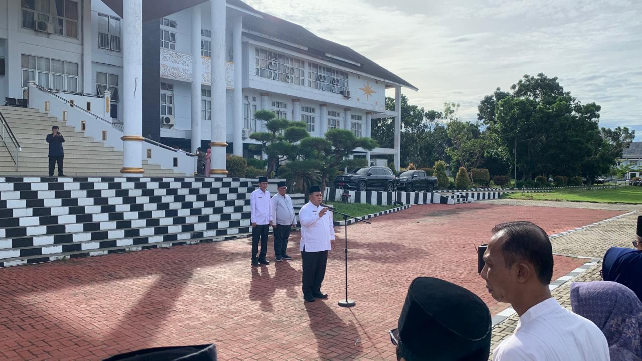Bupati Mukomuko Choirul Huda Pimpin Apel Perdana, Tekankan Disiplin ASN