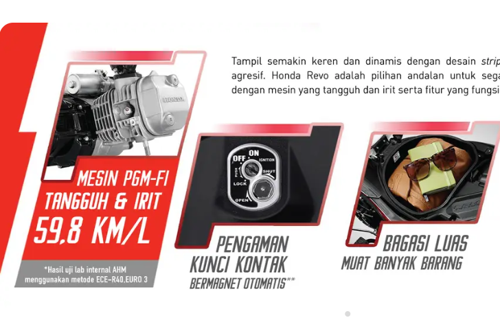 Spesifikasi Lengkap Motor Honda Revo: Performa Unggul dalam Desain Kompak