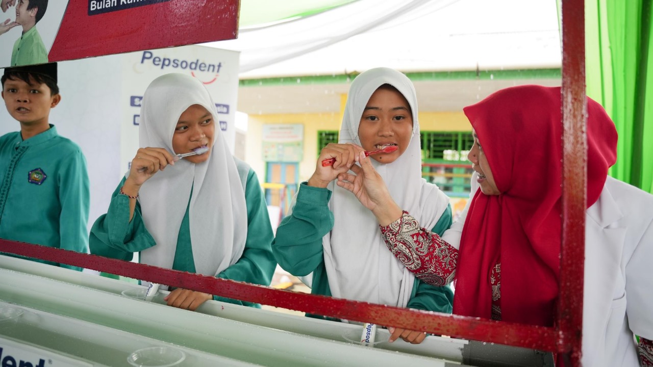 Sambut Ramadhan, Ratusan Santri Ponpes Darussalam Bengkulu Ikuti Pelatihan Kesehatan Gigi dan Mulut Pepsodent