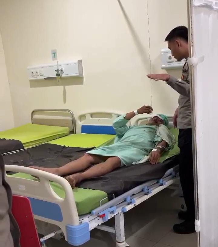 Tabrak Lari di Betungan, Petugas Keamanan Perumahan Luka Berat, Toyota Yaris Biru Dilaporkan ke Polisi