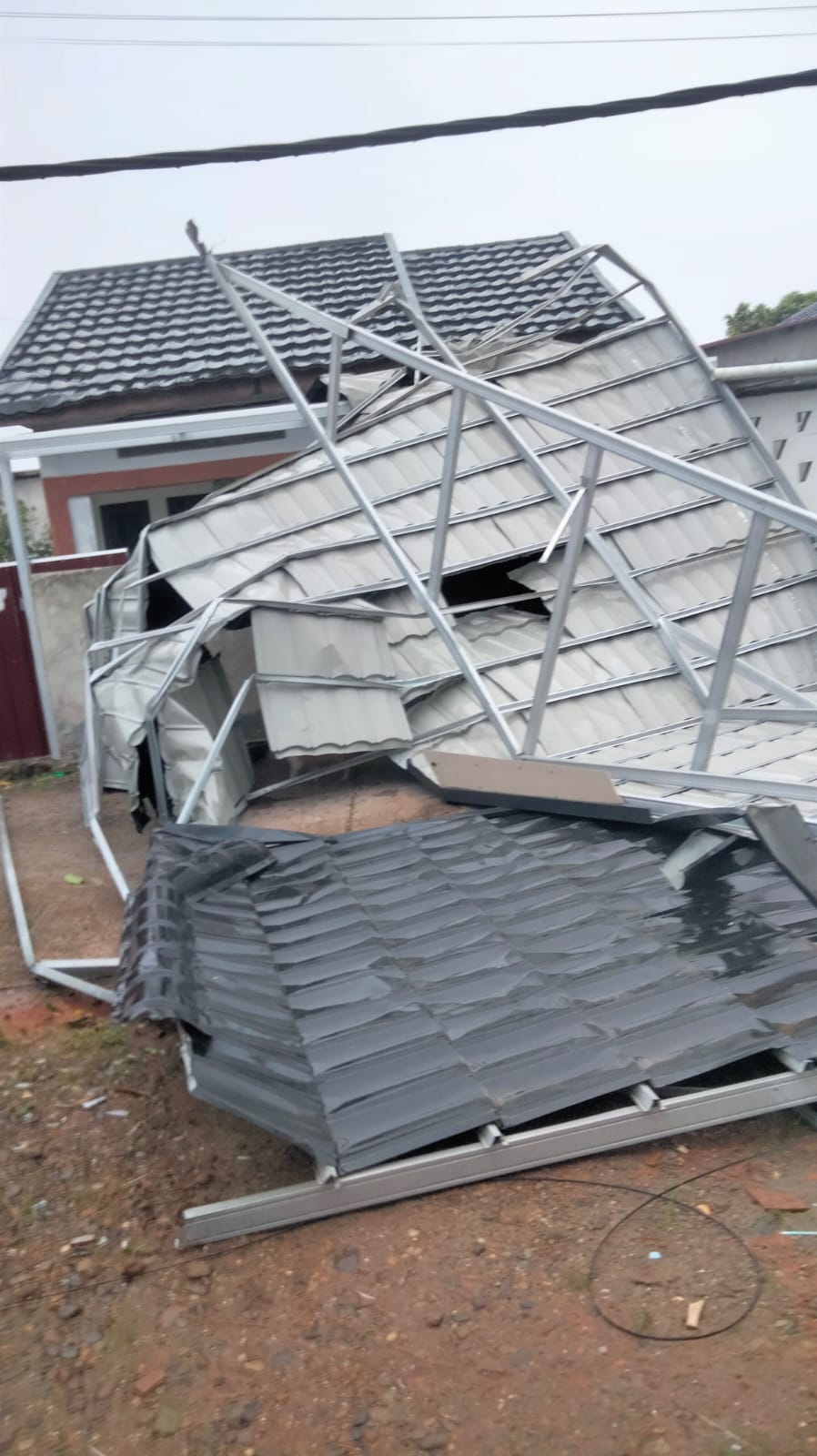 Cuaca Ekstrem Terjang Bengkulu, 11 Pohon Tumbang dan 10 Atap Rumah Terbang