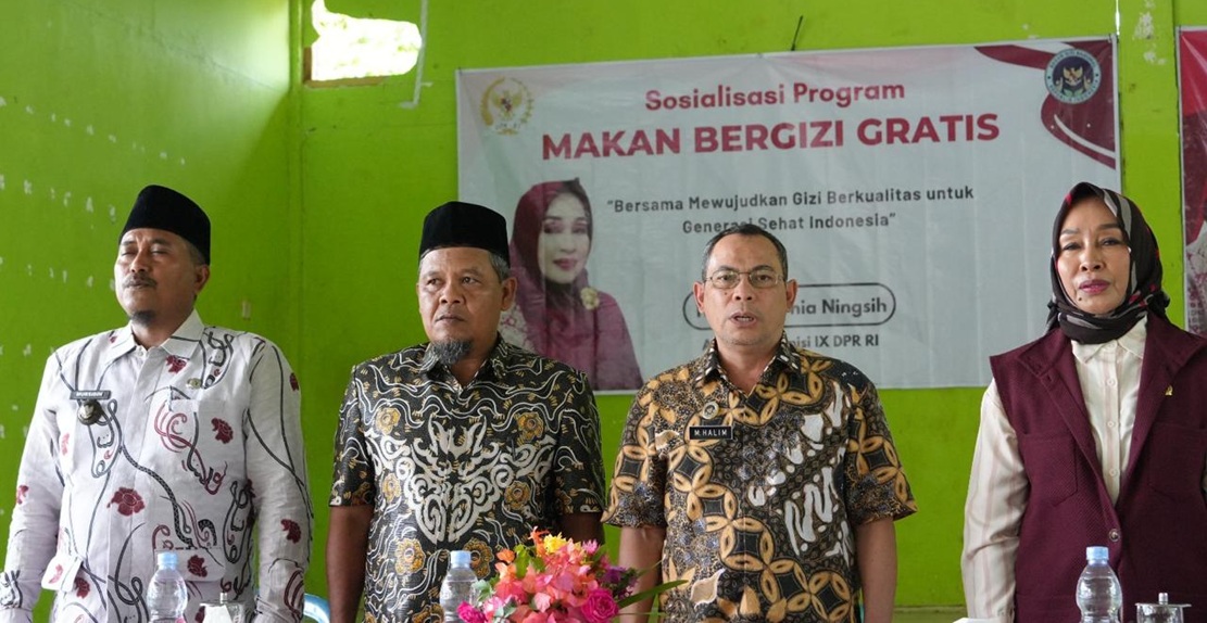 Cegah Stunting, DPR RI dan BGN Sosialisasikan Program MBG di Desa Marga Sakti
