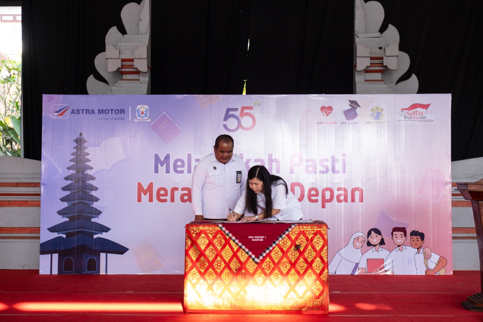 Astra Motor Genjot Karakter Gen-Z Lewat Edukasi Hijau dan Teknologi di SMA 1 Gianyar