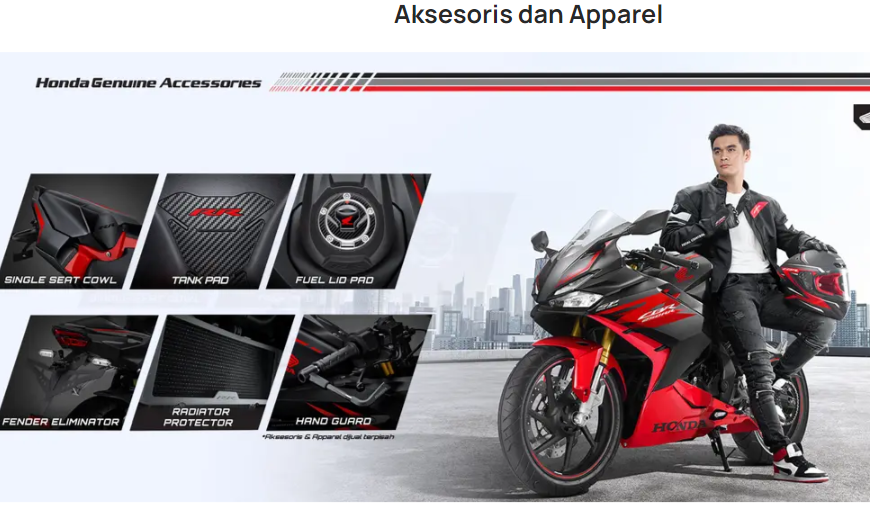 Aksesoris dan Apparel Eksklusif Honda CBR250RR: Tampil Lebih Sporty dan Aman