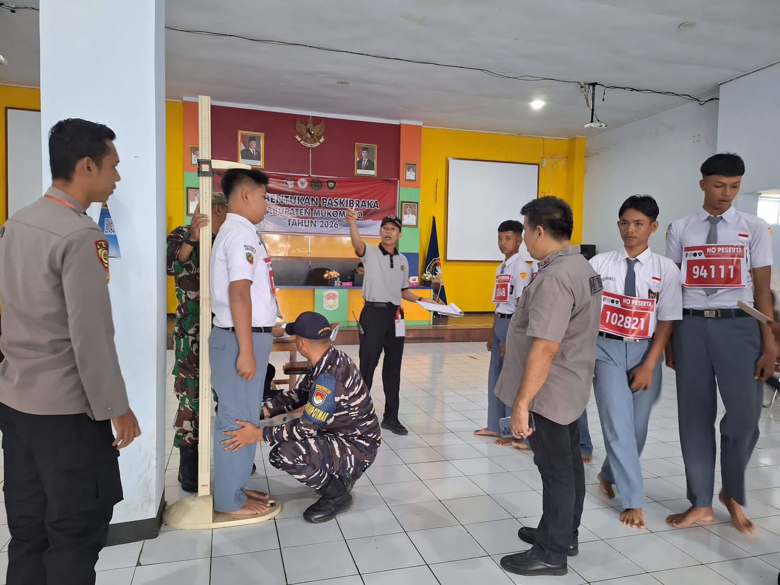 Hari Keempat Seleksi Paskibraka Mukomuko, 47 Pelajar Lolos Tahap Lanjut