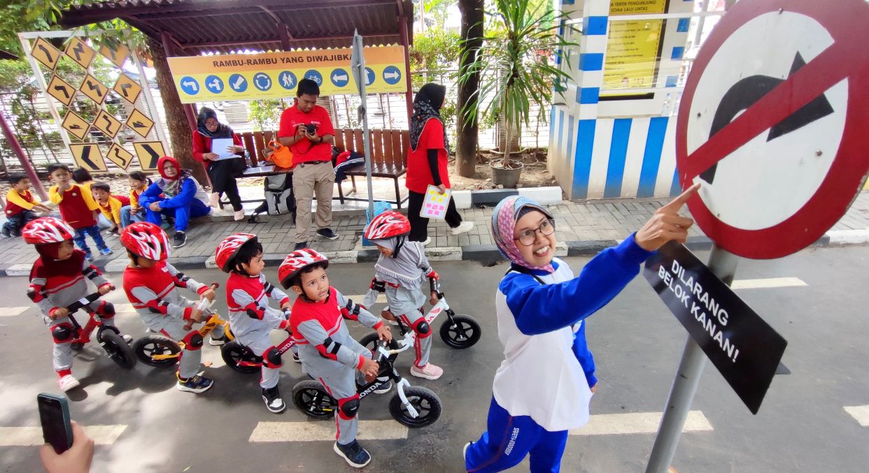 Yayasan AHM dan Taman Pintar Kolaborasi Kembangkan Model Pengajaran Safety Riding Bersama Guru PAUD