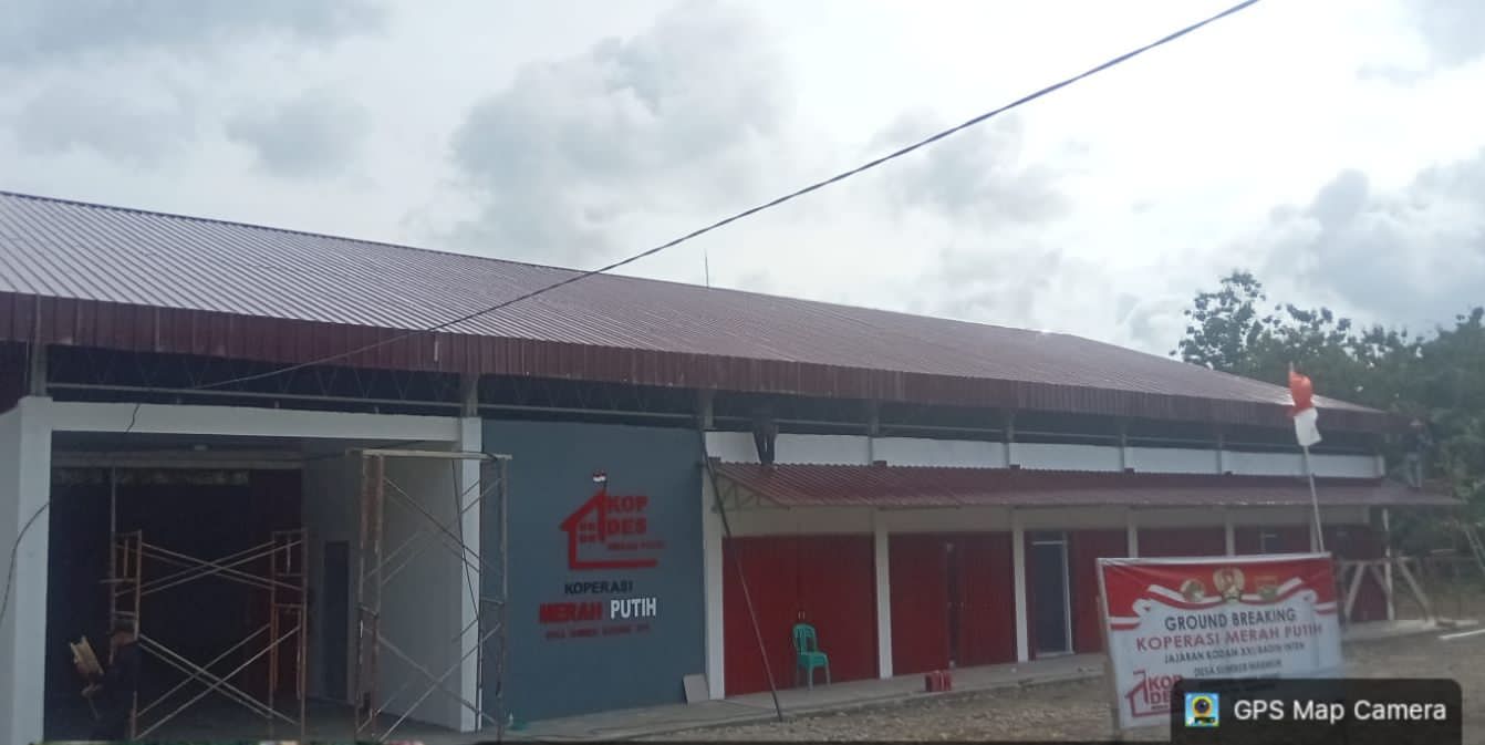 Progres Pembangunan Gerai Koperasi Merah Putih di Mukomuko Capai 100 Persen di Dua Desa