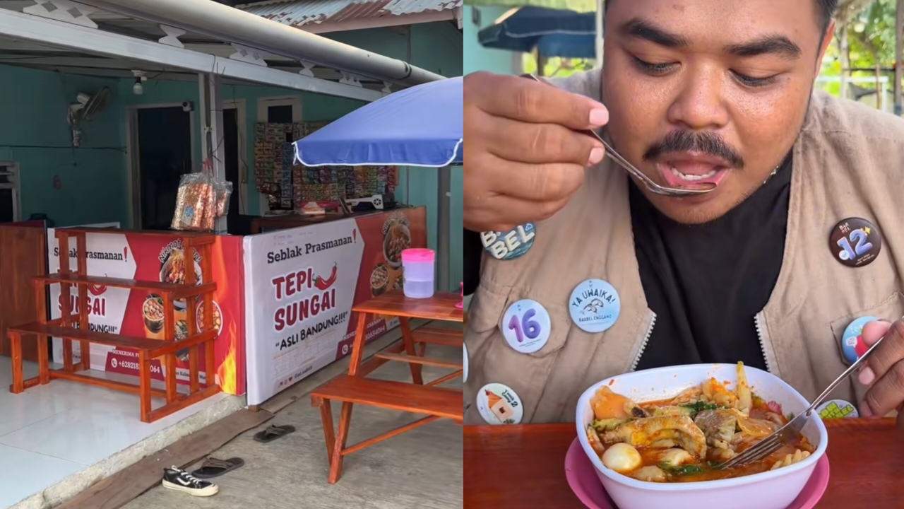 Seblak Tepi Sungai di Kota Bengkulu, Kuliner dengan Cita Rasa Nyeblak Banget