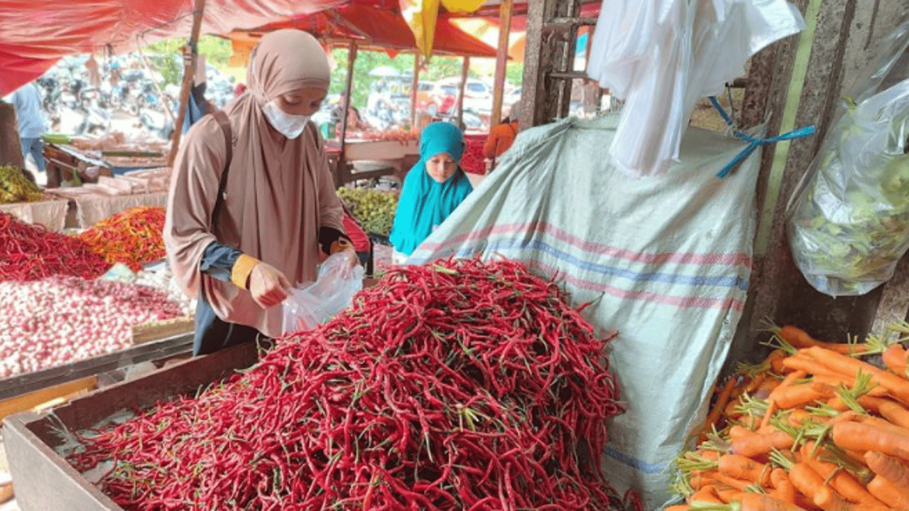 Harga Cabai Merah di Kota Bengkulu Turun Menjadi Rp18 Ribu per Kilogram, Apa Penyebabnya?