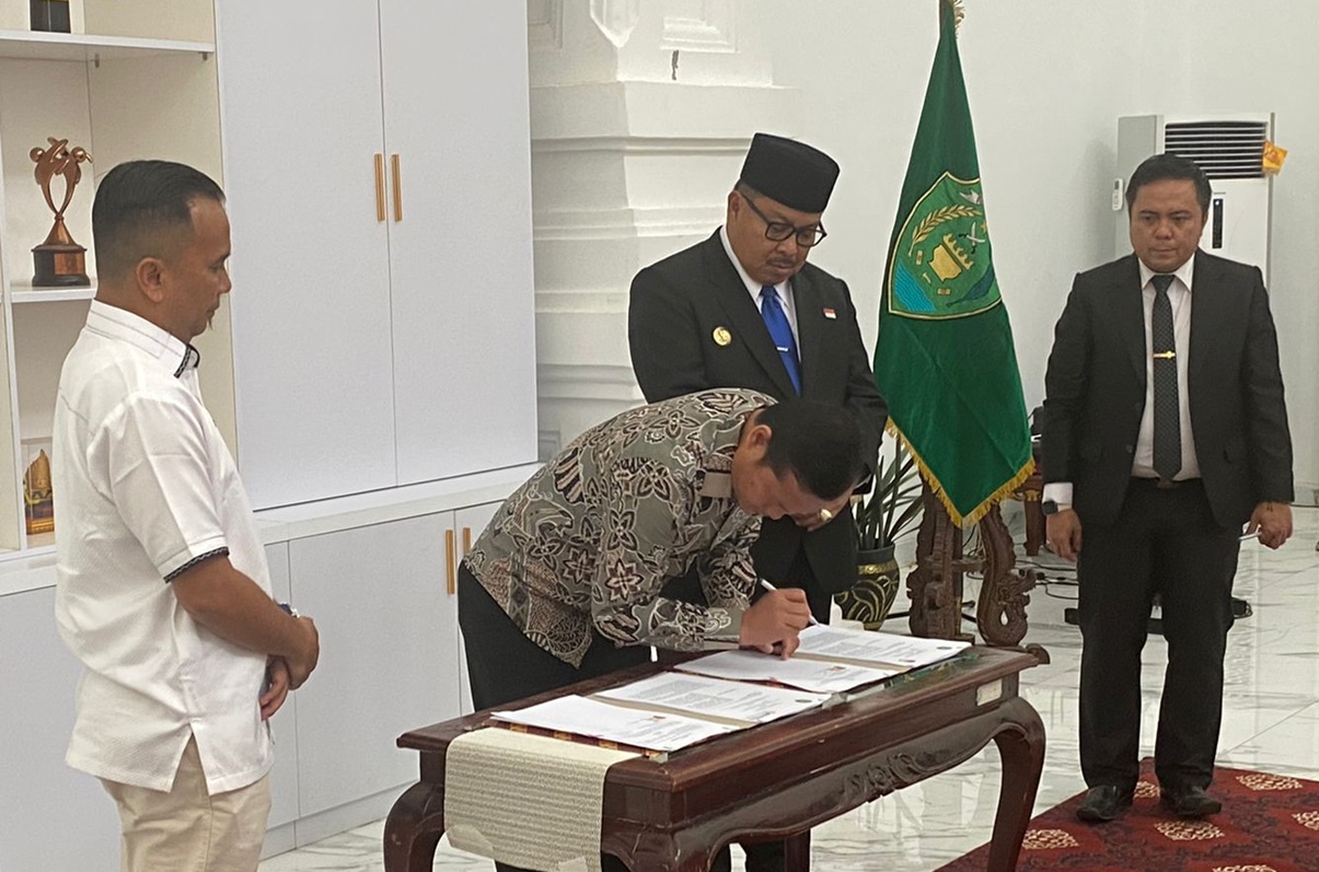 Sukseskan Pemilu, Pemda Kota Bengkulu bersama KPU dan Bawaslu Tandatangani NPHD, Total Rp 37 Miliar