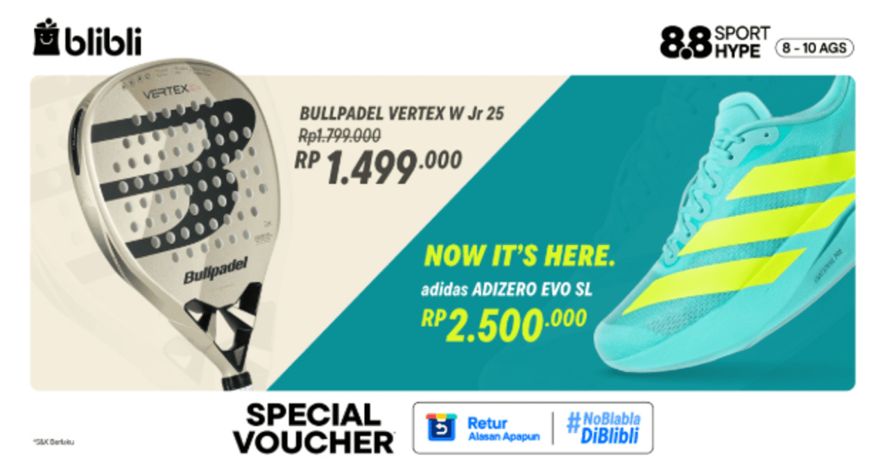 Miliki Sepatu Impian! Beli Sepatu Air Jordan Selama Promo 8.8 Agustus 2025 Sport Hype di Blibli