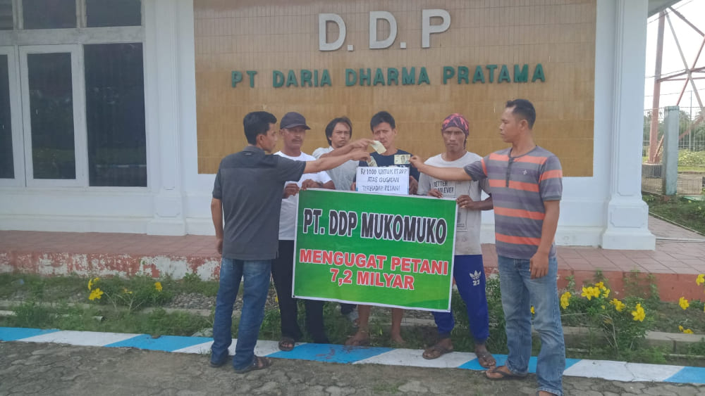 Petani Galang Donasi untuk PT DDP Mukomuko Bengkulu, Berjuang untuk Hak atas Tanah