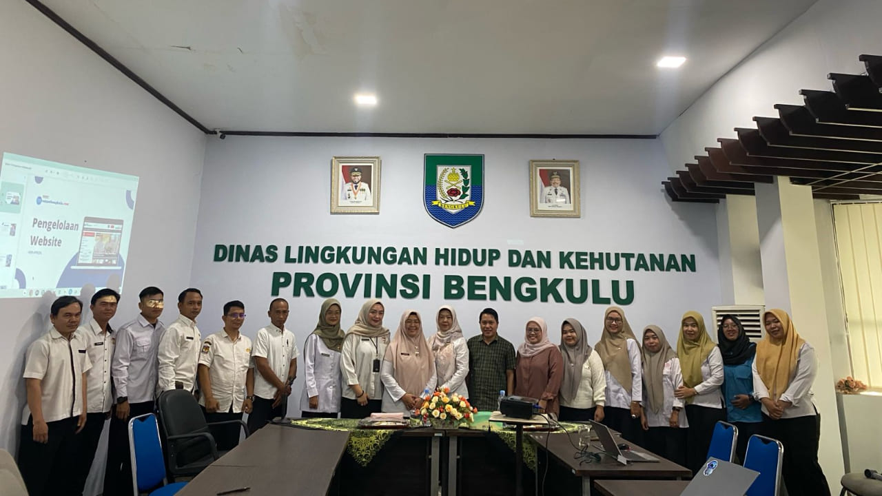 Bimtek Pengelolaan Website dan Media Sosial Jadi Langkah DLHK Provinsi Bengkulu Tingkatkan Informasi Publik