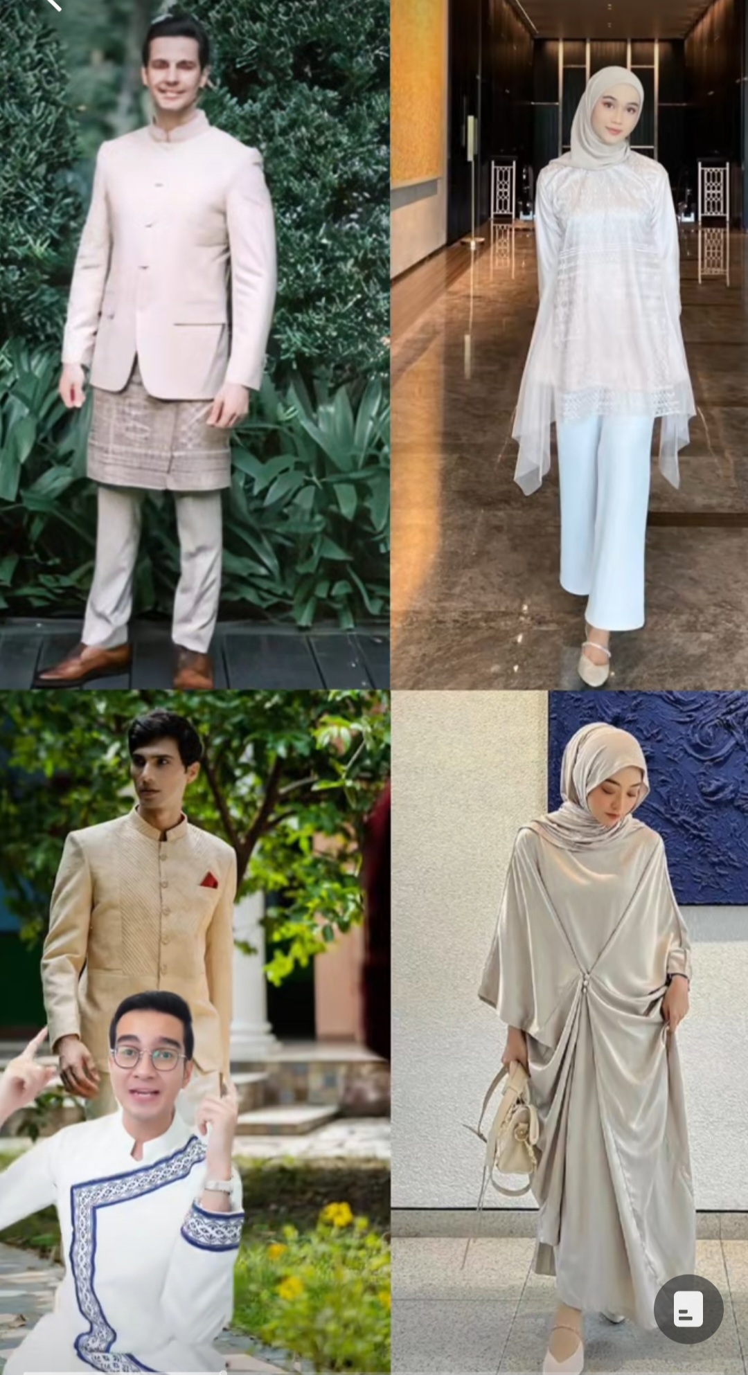 Trend Baju Lebaran 2024 Versi Farhan Bashel, Warna Peach Fuzz Akan Mendominasi