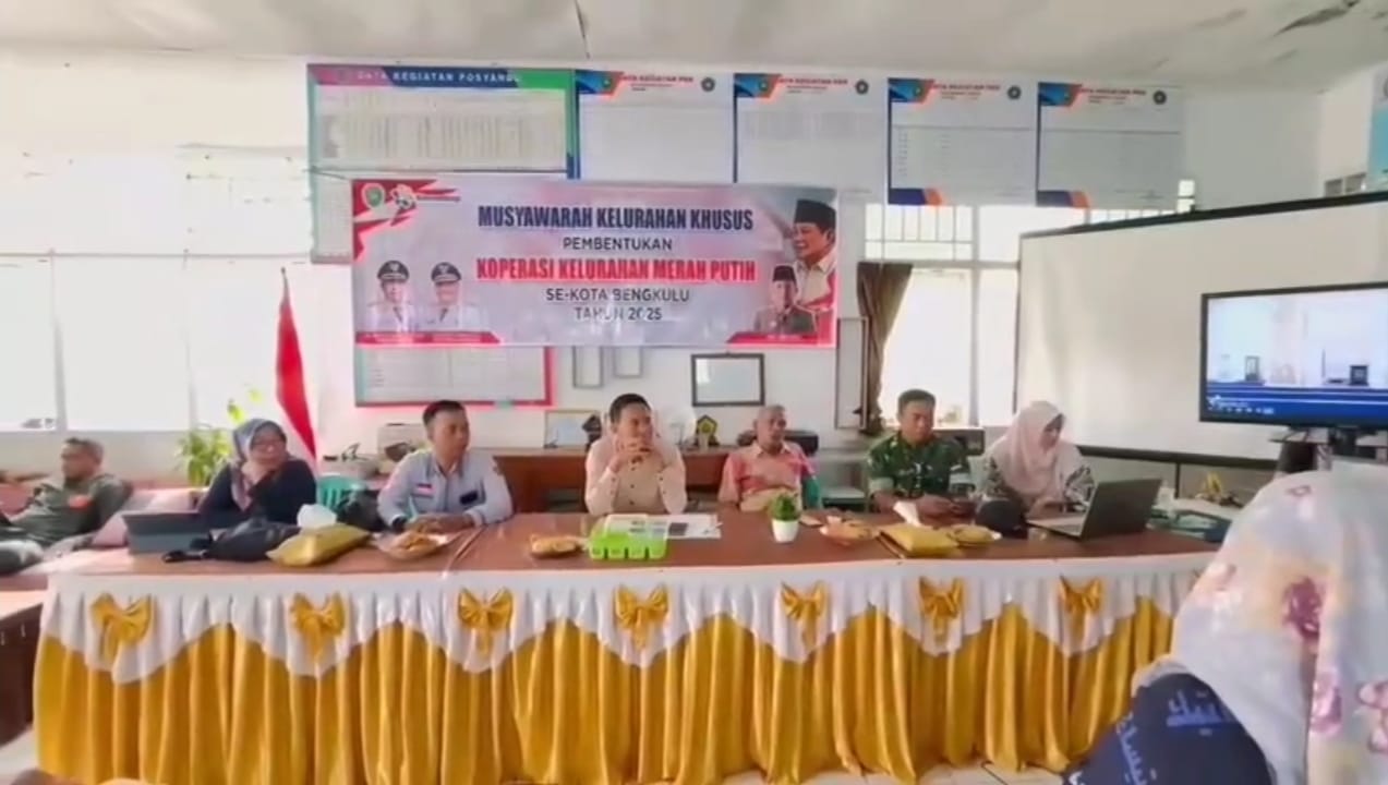 Koperasi Merah Putih, Harapan Baru Warga Kelurahan Bajak Bengkulu untuk Kemandirian Ekonomi
