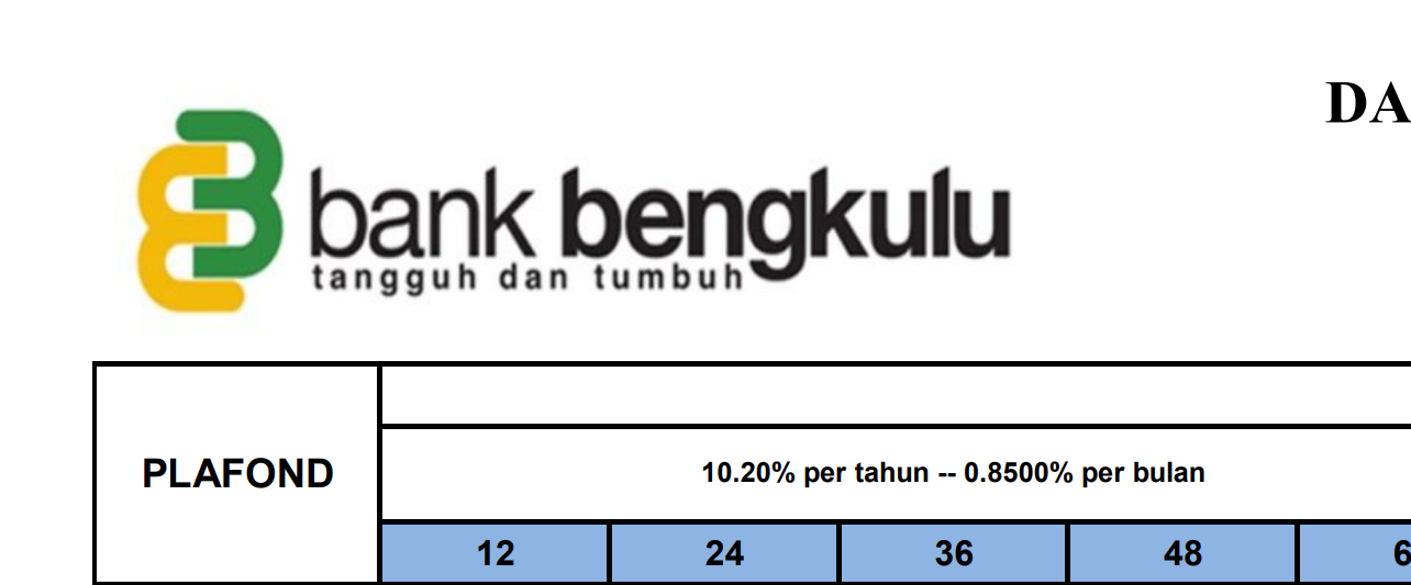 Untungnya PNS, Bisa Pinjam Rp330 Juta – Rp350 Juta Tenor 3 Tahun di Bank Bengkulu: Ini Angsurannya