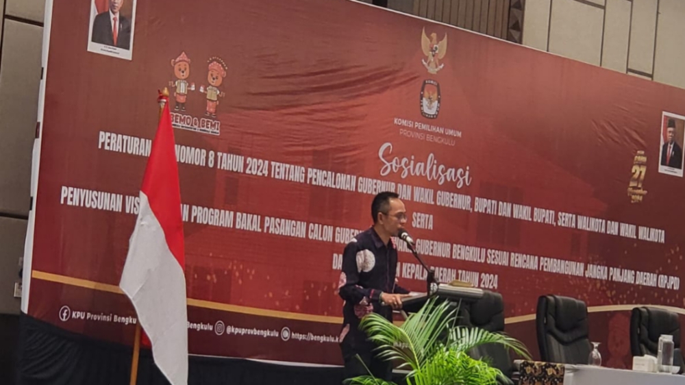Sosialisasikan PKPU No 8 Tahun 2024 di Hotel Mercure, KPU Provinsi Bengkulu: PKPU Jadi Acuan dan Rujukan Kami