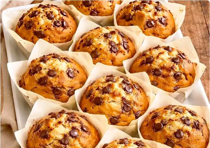 Resep Muffin Cokelat Montok ala Bakery, Lembut Mengembang dan Choco Chips Meledak