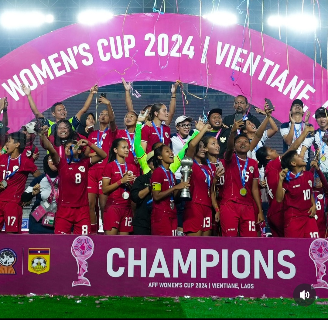 Timnas Indonesia Putri Juara AFF 2024, Ciptakan Sejarah dengan Kemenangan 3-1 atas Kamboja